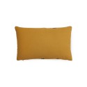 coussin salon chic velours reyures jaune orange hk living striped