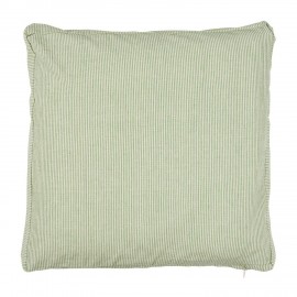 housse de galette de chaise coton vert fines rayures ib laursen