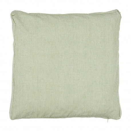 housse de galette de chaise coton vert fines rayures ib laursen