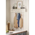 etagere murale cuisine barre suspension bois blanc ib laursen