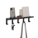 Petite étagère murale portemanteau métal Zeller Present