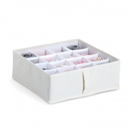 Boite rangement tiroirs vetements tissu Zeller Present