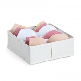 boite tiroir rangement sous vetements tissu zeller present