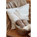 housse de coussin lin blanc ecru creme ib laursen 50 x 50 cm