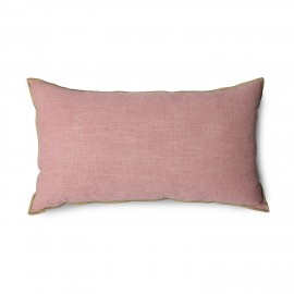 hkliving grand coussin rectangle canape rose lin coton