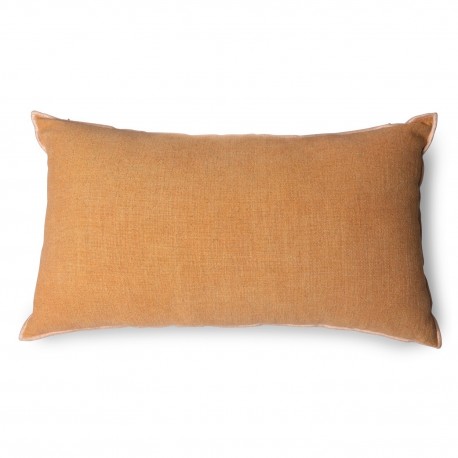 grand coussin canape rectangle orange lin hkliving