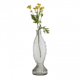 vase poisson verre gris madam stoltz