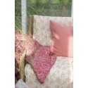 ib laursen housse de coussin rectangulaire lin uni rose poudre