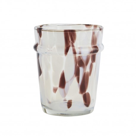 Verre à eau soufflé tacheté Madam Stoltz