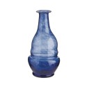 petit vase verre recycle bleu madam stoltz