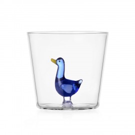 verre a eau artistique canard ichendorf blue goose