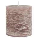 Bougie rustique longue combustion IB Laursen mauve