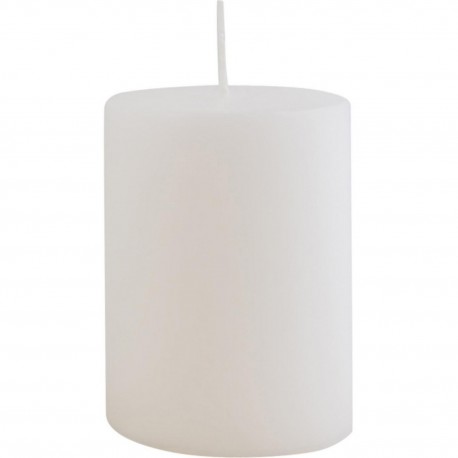 ib laursen bougie cylindre blanche longue combustion h 10 cm