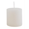 Bougie cylindre IB Laursen 7 cm blanc