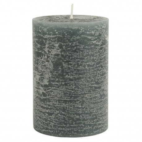 bougie cylindre rustique vert fonce ib laursen