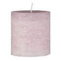 Bougie rustique cylindre IB Laursen rose