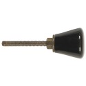 bouton de meuble vintage noir ceramique ib laursen
