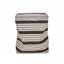 Panier à linge chic textile rayures House Doctor Store