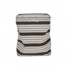 Panier à linge chic textile rayures House Doctor Store