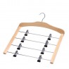 Cintre pour 4 pantalons jupes bois Zeller