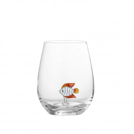 verre a eau poisson bloomingville misa