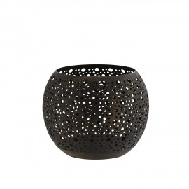 Photophore métal vieilli Madam Stoltz