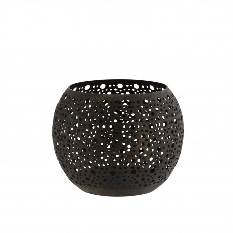 Photophore métal vieilli Madam Stoltz