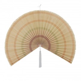 Grand éventail mural décoratif bois bambou Bloomingville Jaime