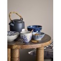 tasse a cafe peinte main fleur bleu bloomingville petunia