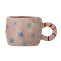 petit mug enfant gres peint rose bloomingville nini