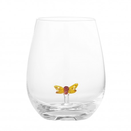 Verre à eau papillon Bloomingville Misa