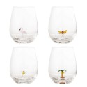 verre a eau ludique figurines decoratives bloomingville misa set de 4