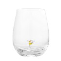 Verre à eau décoration fleur Bloomingville Misa