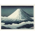 affiche japonaise mont fuji ukiyo the dybdahl mount fuji