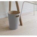 umbra woodrow poubelle grise en bois 082780-918