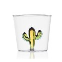 Verre cactus Ichendorf Milano Desert Plants vert ambre