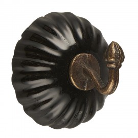 patere vintage ceramique metal laiton ib laursen