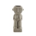 Petit vase statuette grès Madam Stoltz gris