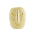 mini vase gres visage jaune madam stoltz