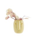 mini vase gres visage jaune madam stoltz