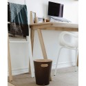 corbeille a papier en bois marron umbra woodrow 082780-213