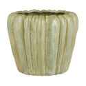 cache pot vert clair ceramique texturee ib laursen