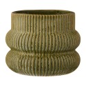 cache pot chic vert ceramique texturee ib laursen