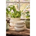 cache pot elegant ceramique blanc creme ib laursen