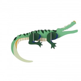 decoration murale enfant crocodile carton studio roof