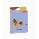decoration murale 3d lion carton studio roof