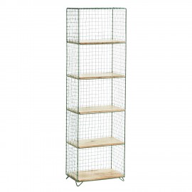 Etagère à poser grillagée 5 tablettes Madam Stoltz
