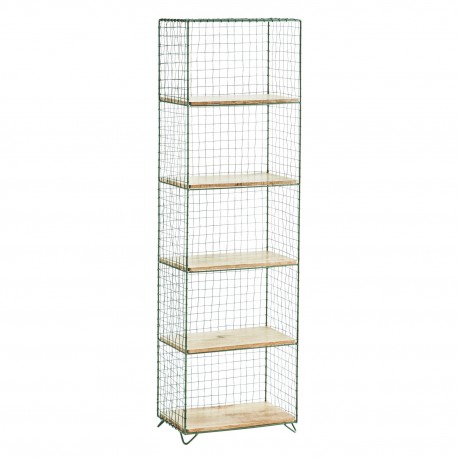 Etagère à poser grillagée 5 tablettes Madam Stoltz
