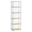 Etagère à poser grillagée 5 tablettes Madam Stoltz