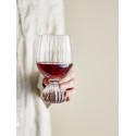 Verre à vin soufflé strié Bloomingville Taurin